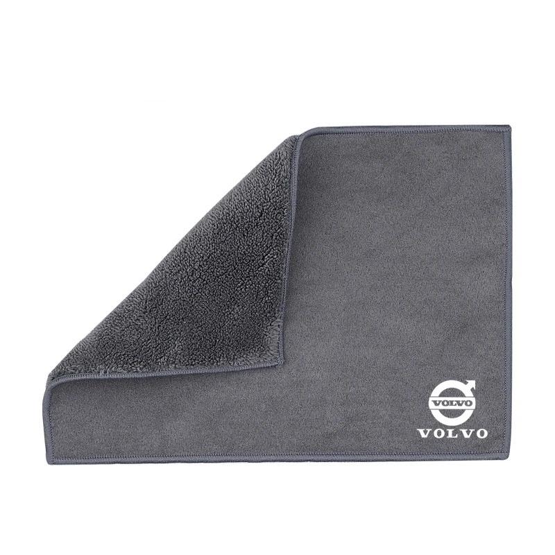 1Pc Microfiber Towel Cleaning Towel Wash Auto Cloth Rags For Volvo XC90 V90 V60 XC60 V40 EC40 EX40 S80 S60 S90 C40 XC40 V70 XC70