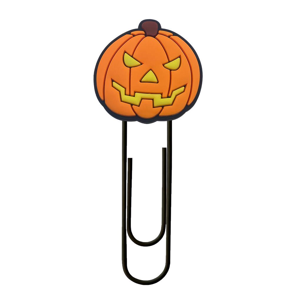 Creative Halloween Cartoon Bookmarks - Colorful Office Paperclips, DIY Accessory, Large Size