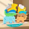 Stacking Layer Shape Matching Puzzle Sensory Play Balance Toy  Gifts For Children