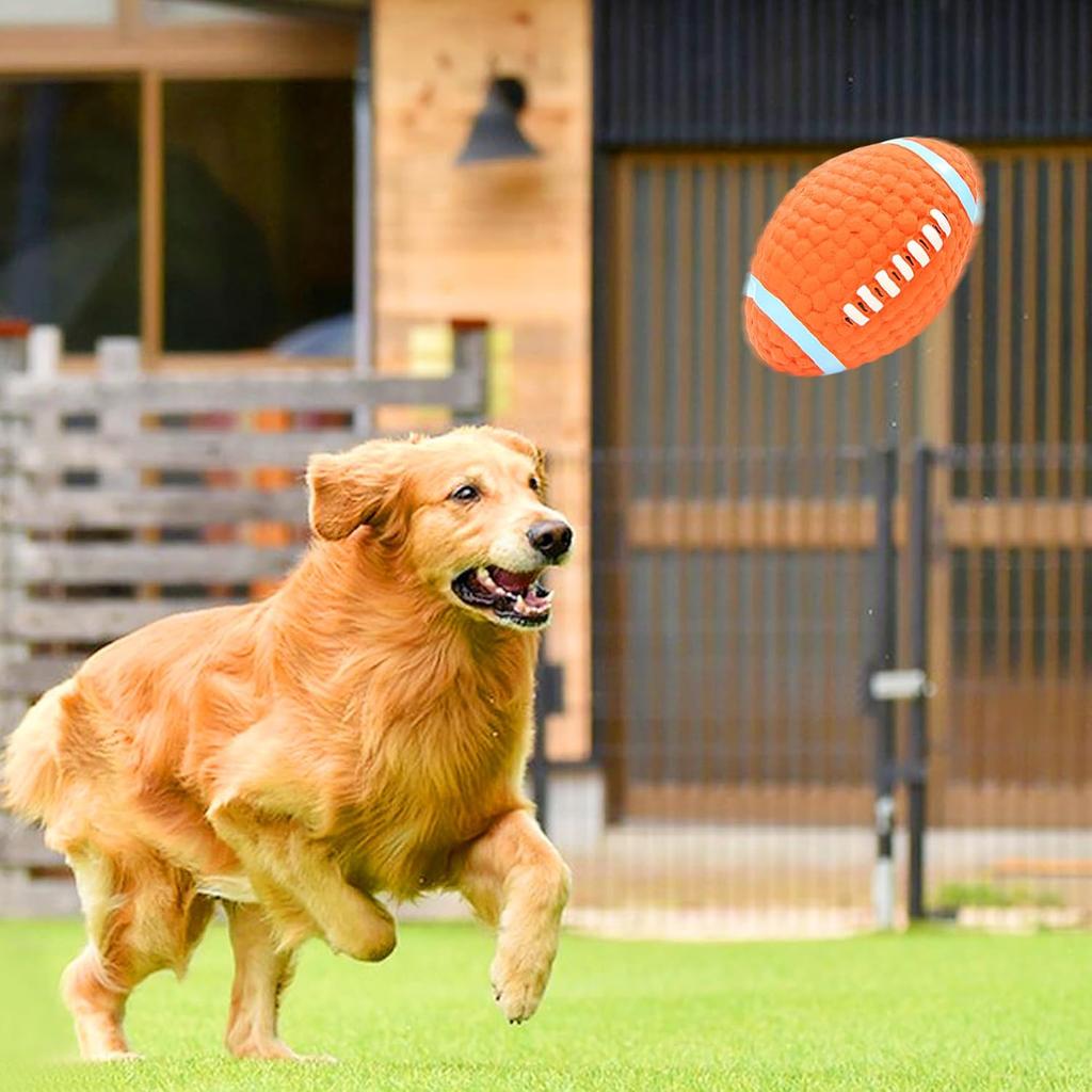 Toys For Small Large Dogs Chihuahua Golden Retriever Natural Latex Dog Balls Anti Bite Interactive Dog Chew Toy Pet Squeak Toys