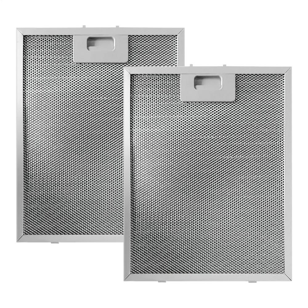 Кухонная Серебристая Вытяжка Фильтры Металлическая Сетка Фильтр Вентиляционного Отверстия Экстрактора 30.5x26.7x0.9см 5-Слойная Алюминиевая Запасная Сетка