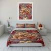 Autumn leaves with veins. Bedding sets Duvet cover sets Duvet covers Pillowcases(1* Duvet Cover 2* Pillowcases without duvet insert)