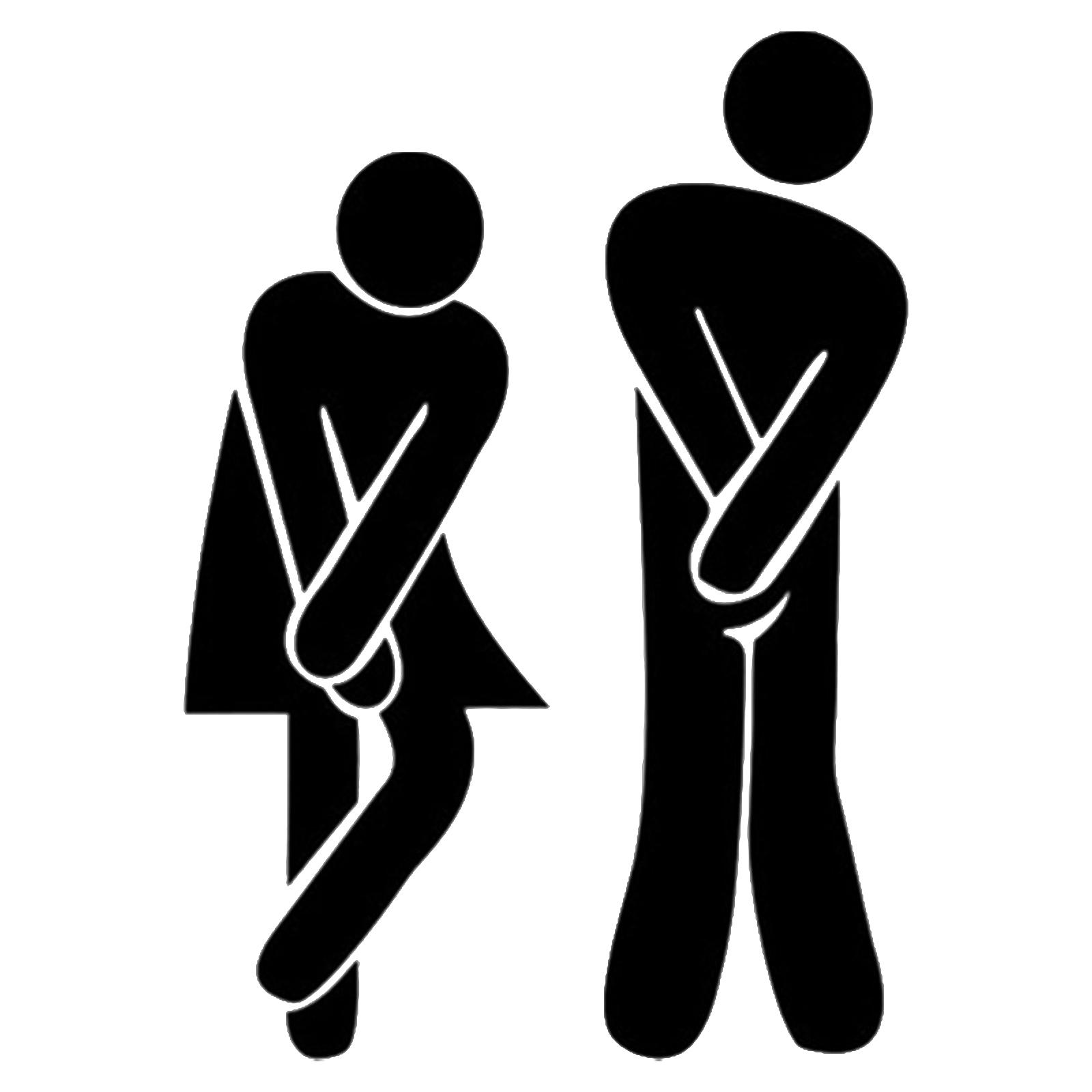 

Men s & Women s Restroom Signs 1Pair Identification Acrylic Symbols Toilet Door Plates Sign for Business Office Commercial Mall чорний