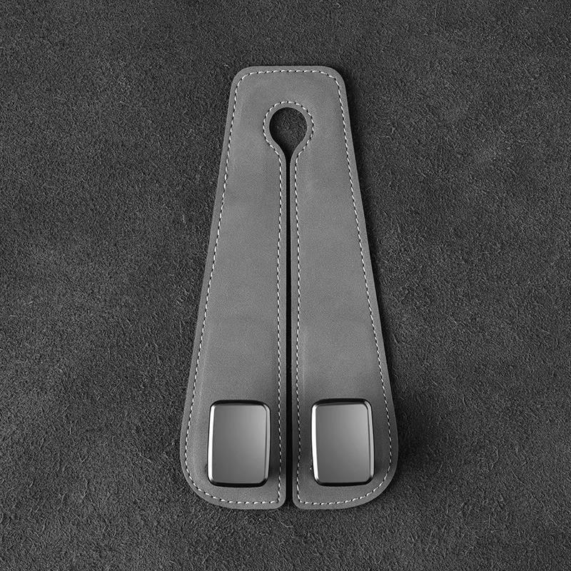

Car Seat Backrest Hooks with Hidden Hook Design - Heavy-Duty Covert Attachment for Carriers, Shopping Bags, for Vehicle Models сірий