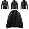 Mens Stand Collar Warm Thick Snow Winter Coat Jacket Puffer Bomber For Cold Days