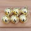 6pcs Cartoon Electroplated Christmas Hanging Balls 6cm Merry Christmas Tree Decor  Children Gifts