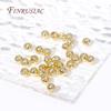 18K Gold Plated Brass Metal Round 5.5mm Ball Beads For Bracelet,Cut Pattern Gold Metal Bead For DIY Handmade Jewelry Accessories