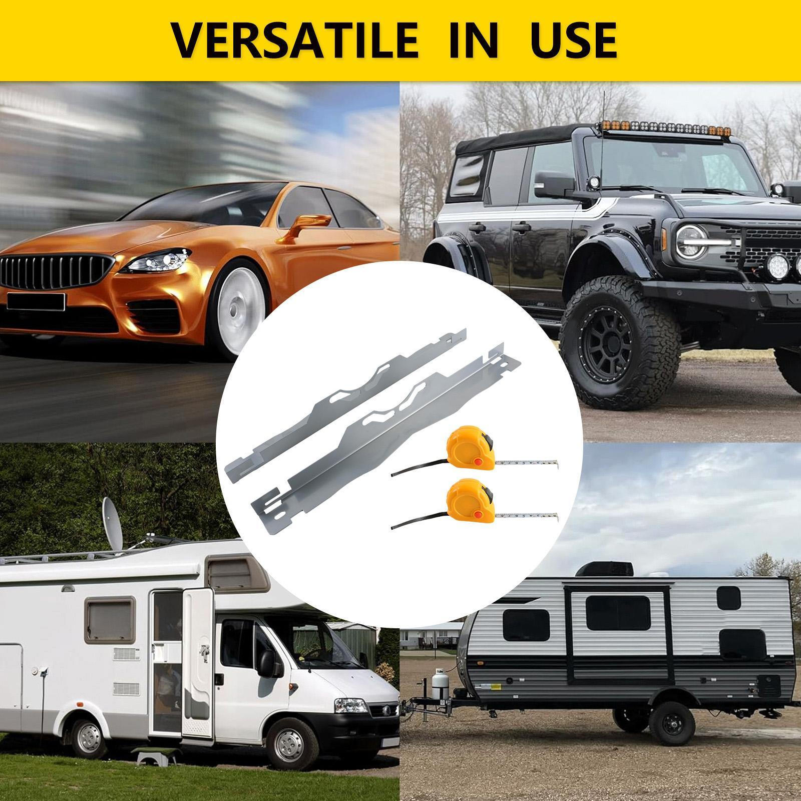 

2 шт. Инструмент для выравнивания колес автомобиля с рулеткой Профессиональный Передний для argent