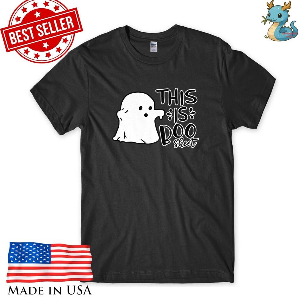 Halloween Boo Sheet Shirt Funny Ghost Costume Party Tee Men Women Unisex T-Shirt S