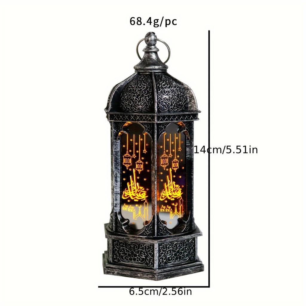 Ramadan Decoration Lantern Light 2024 Islamic Muslim Festival Party LED Lantern Ramadan Kareem Decorations for Home Accessories