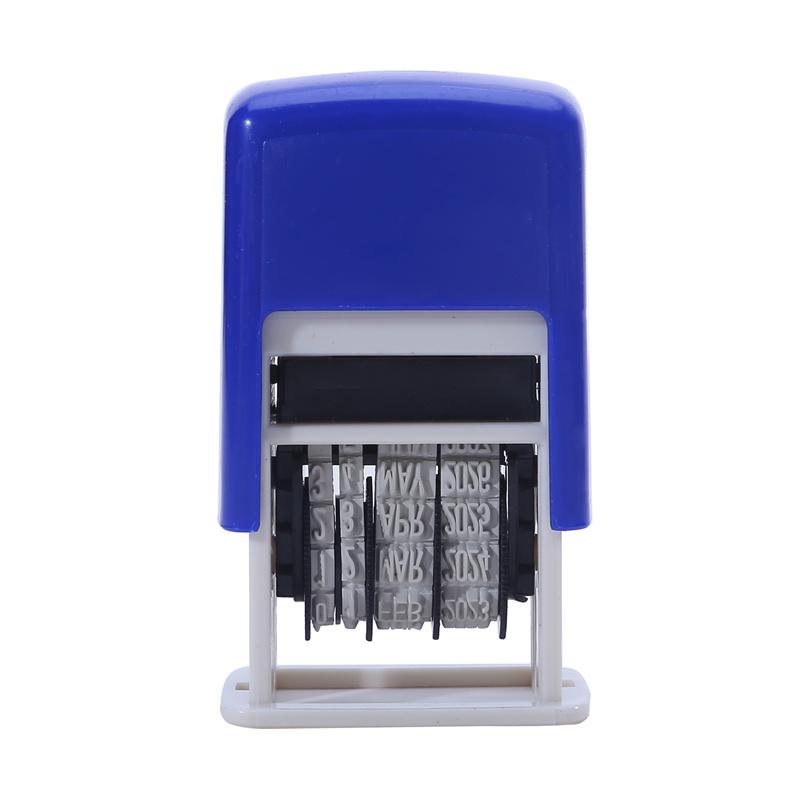 Planner Date Stamp DIY Handle Account Date Stamps Stamping Mud Set Mini Stamps For Office Escolar Supplies Emboss (No ink )