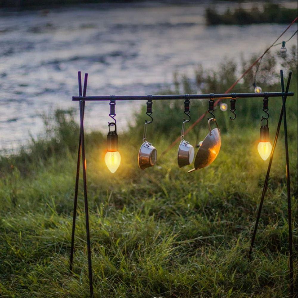 with Hook Tungsten Camping lights Waterproof Camping Lamp Portable Tent Light  Outdoor