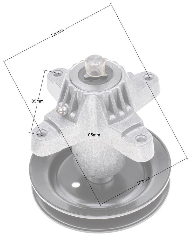Mtd Cub Cadet Rasenmäheradapter mit Riemenscheibe Ro12883