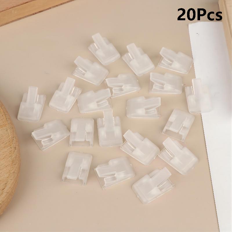 20Pcs Ring Display Holders Plastic Stand Jewelry Tray for Countertop Showcase Exhibition Organizer