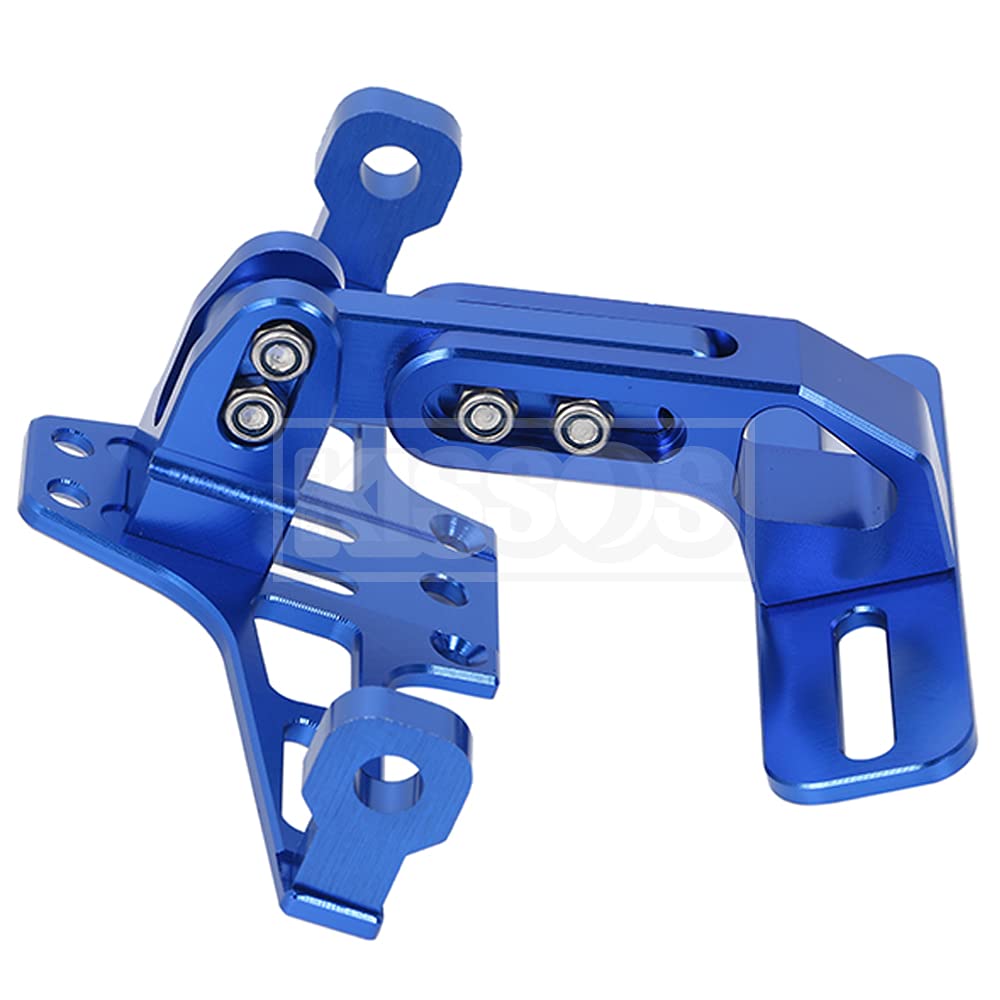 License Plate Stay Holder Motorcycle Angle Adjustment with LED Light