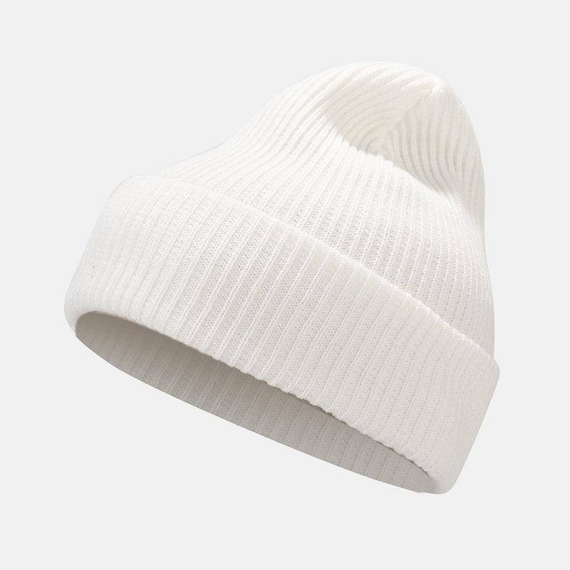 New Hats Men's and Women's Trend Autumn and Winter Outdoor Trend Simple Wool Knitted Hat Student Leisure Stacking Hat