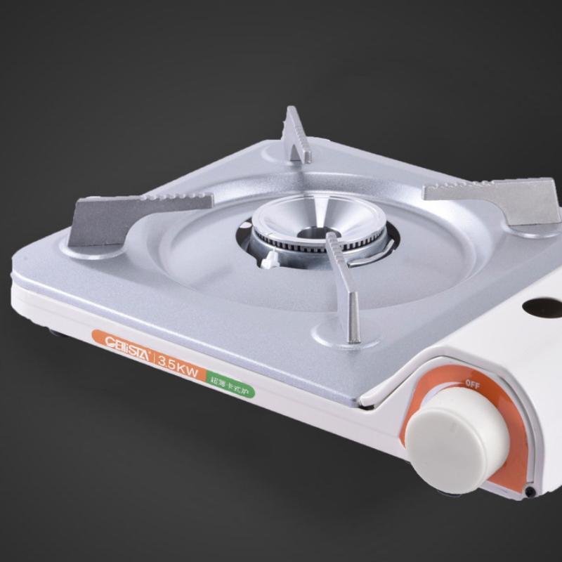 Portable Outdoor Cassette Stove Butane Gas Stove For  Pot Bbq Camping Cooking Lightweight Compact Design Portable Gas Stove