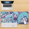 Chibi Hatsune Miku Collage Extended Gaming Mouse Pad Cute Anime Desk Mat NonSlip Keyboard Pad