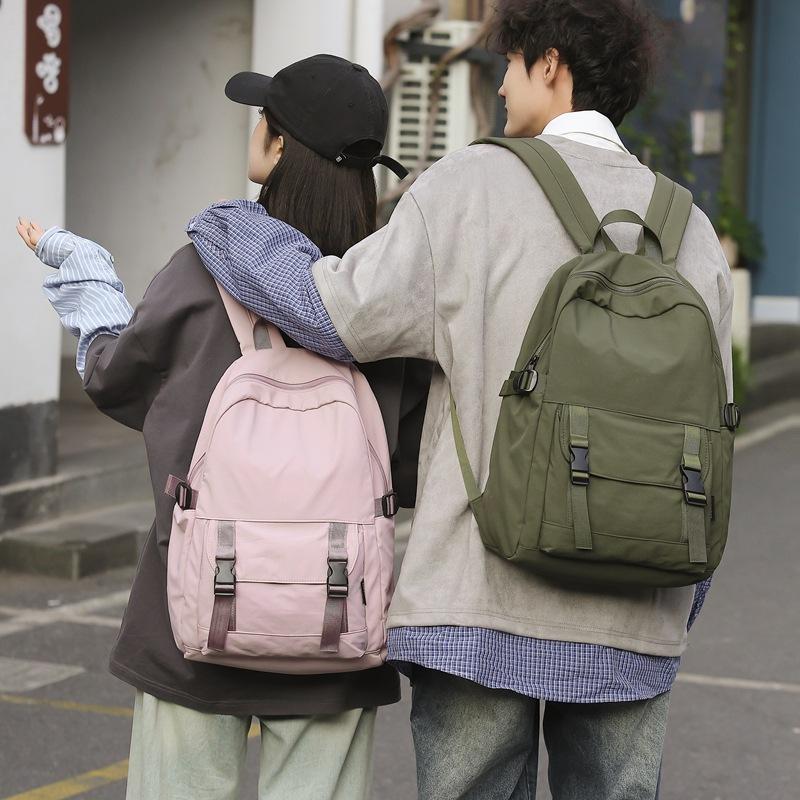Backpack Trend Backpack Simple Couple Backpack Junior High School Student College Student School Bag Fashion Large Capacity