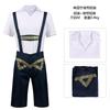 Disfraces de Carnaval de Halloween Oktoberfest Bávaro, Conjunto Completo de Pantalones con Tirantes Talla S