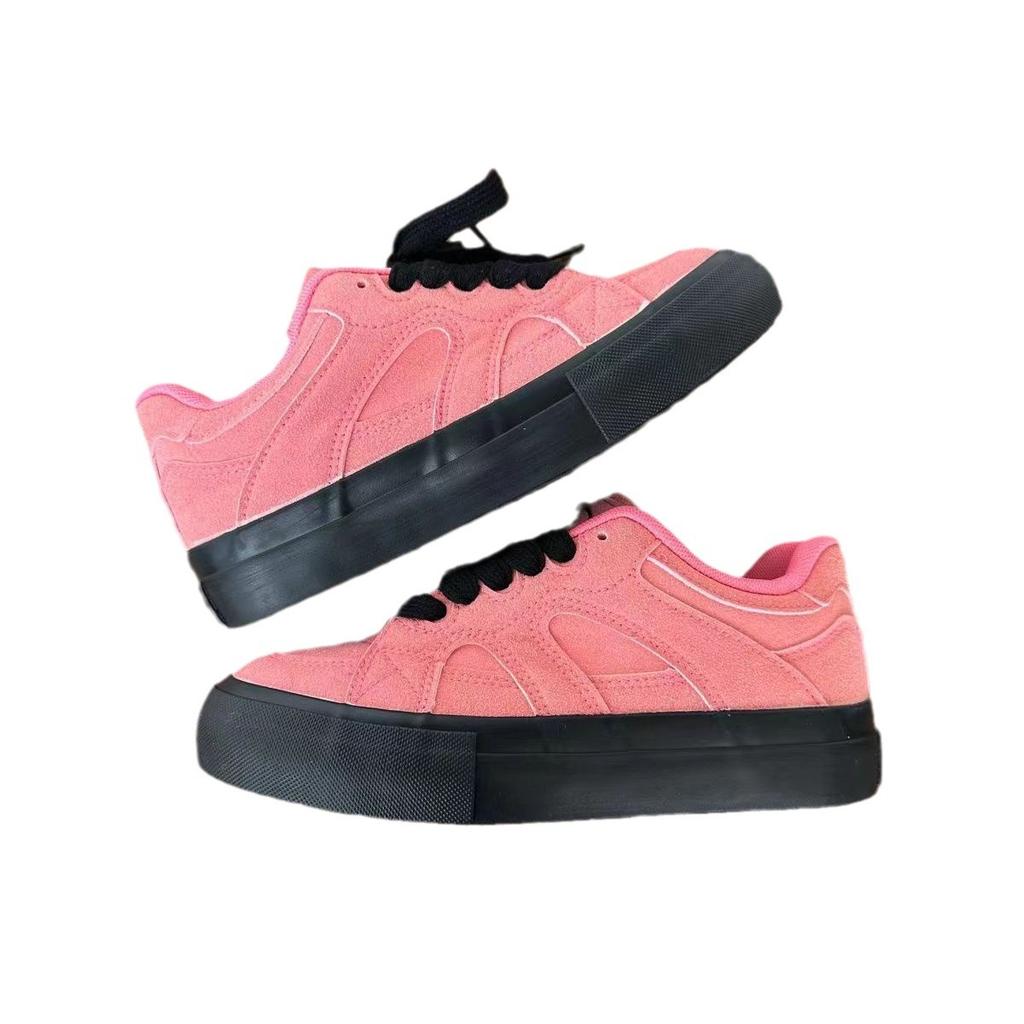 Canvas Schuhe Damen Frühling neu kleine weiße Schuhe Nischenschuhe vielseitige Plateau-Freizeitschuhe