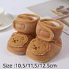 Winter Warm Slippers Cute Cartoon Bear Soft Infant Floor Socks Footwear Newborn Learning Walking Shoes Newborn Shoes