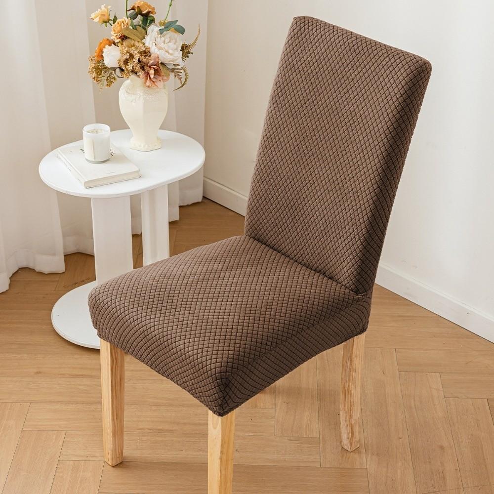 

High-elastic Integrated Seat Cover Anti-slip Backrest Protector for Home Decoration кавовий