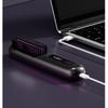 Wireless Hair Straightener Brush 2-in-1 Curling & Straightening Ionic Technology Fast Heating Portable Styler with LCD Display