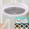 Aromatherapy Ceiling Fan with LED Light E27 Base Remote Control Rotatable Silent Electric Fan for Kitchen Bedroom Living Room