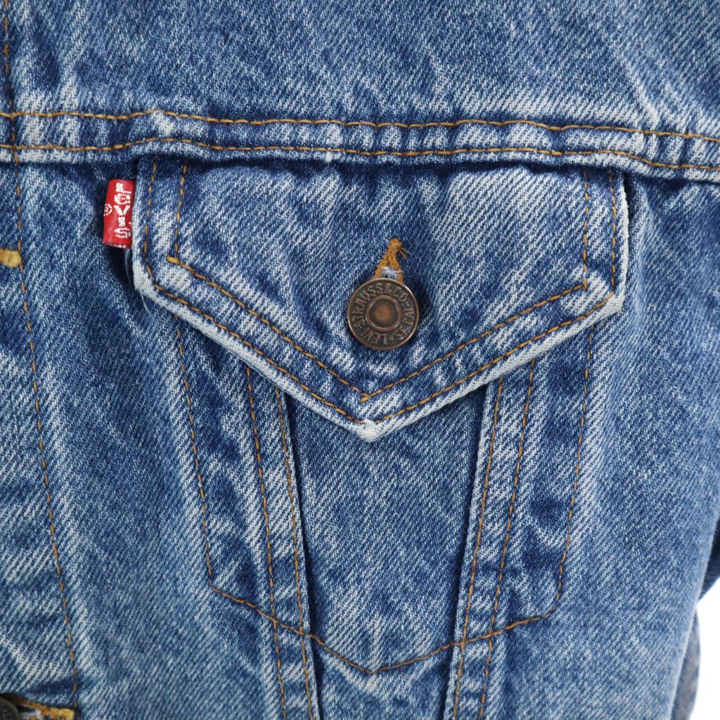 Levi's 80s 57508-0218 Old USA Made 4th Type Denim Jacket Kid's Used