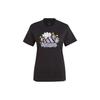 Adidas T Shirts Women's Black Crew Neck Moderate Straight Fit IJ7327