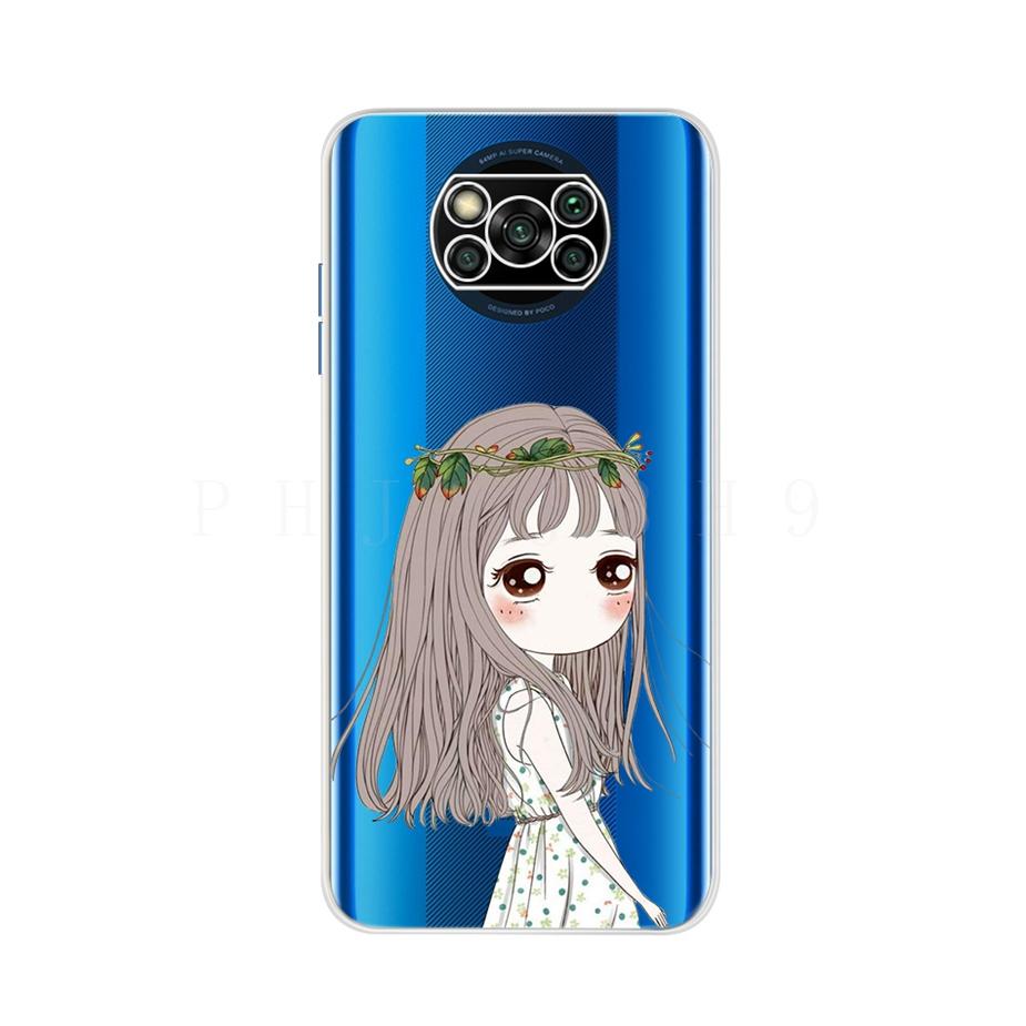 Case For Xiaomi Poco X3 NFC Case PocoX3 Pro Cover Soft TPU Fundas For Xiaomi Poco X3 Pro PocoX3 NFC X 3 GT Phone Case Bag Bumper