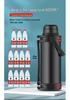 Portable Stainless Steel Insulated Thermos - Large Capacity, Drop-Proof Design for Outdoor, Home, and Construction Site Use