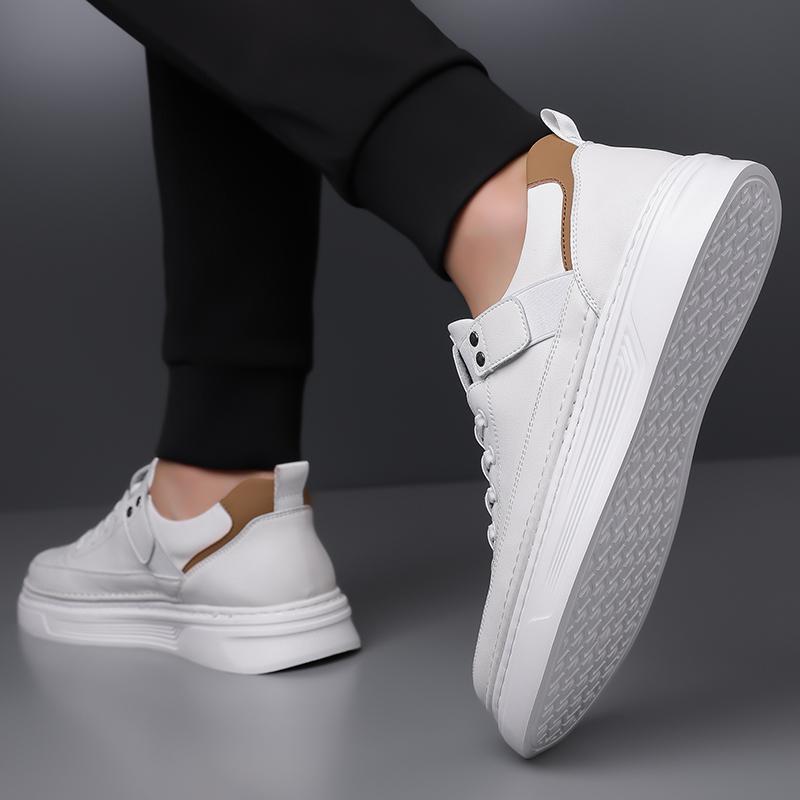 Fashion Italian Style Men Sneakers Breathable Men's Outdoor Fashion Shoes High-quality Men's Leather Casual Shoes Versatile Oxford Shoes