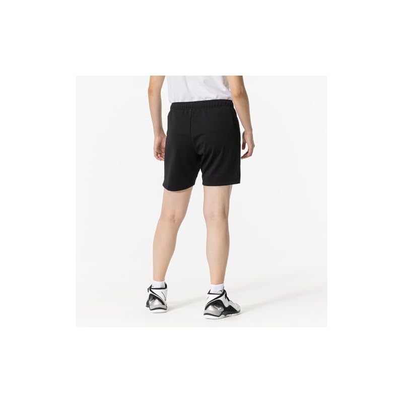 Volleyball wear, half shorts, knit material, inseam 16cm (size L), V2MBB212, women's, black, XL