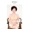Comfortable Breathable Front Open Vest Style Wireless Bra For Elderly Women