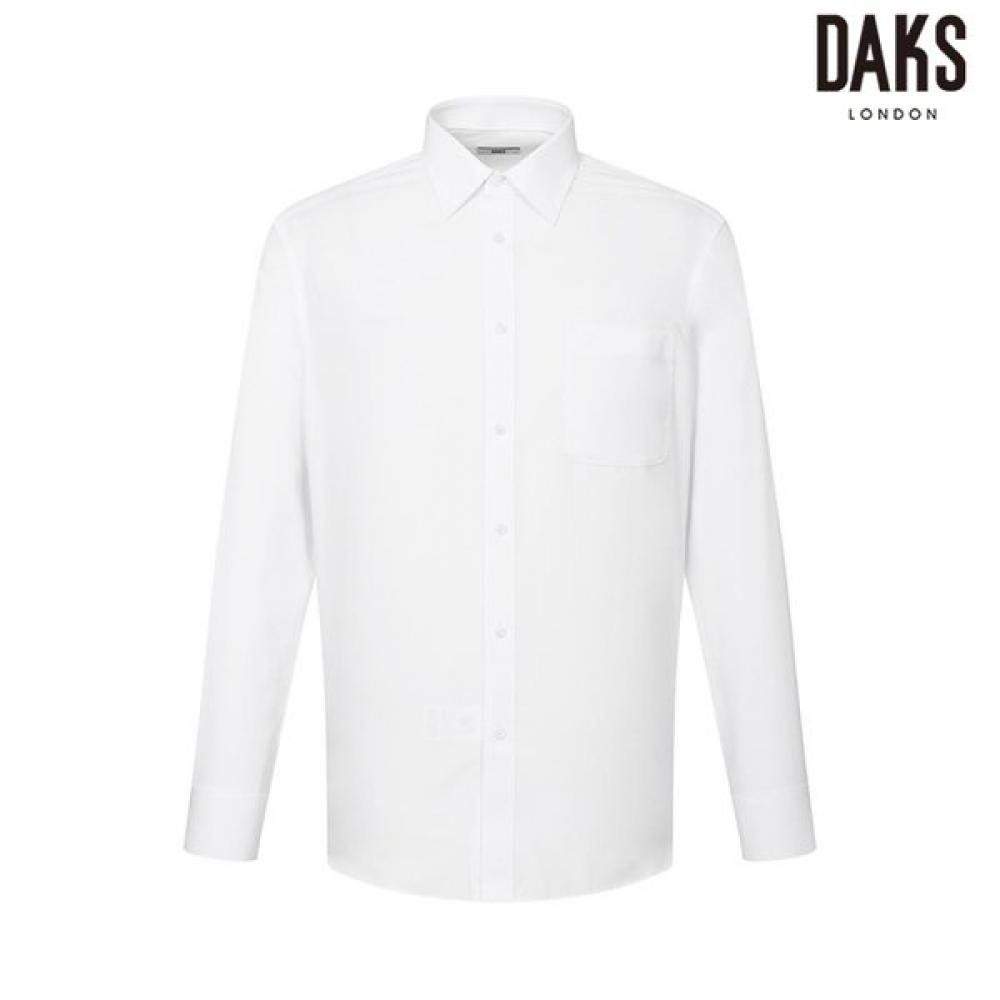 DakS Men S Poly Blend Solid Regular Fit dreSS Shirt dmp1Shdl103a1 white/95