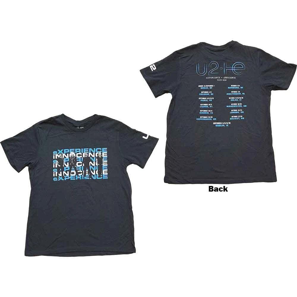 U2 Repeat Logo T-Shirt Black New S