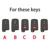 TPU Car Key Cover Case Bag Holder Shell for Toyota Camry RAV4 Avalon Auris 2 3 4 Buttons Smart Keyless Holder Protector