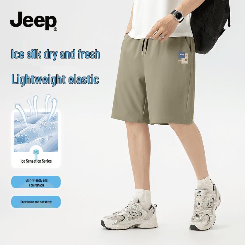 JEEP Men s Lightweight Quick-Dry Casual & Sports Shorts M