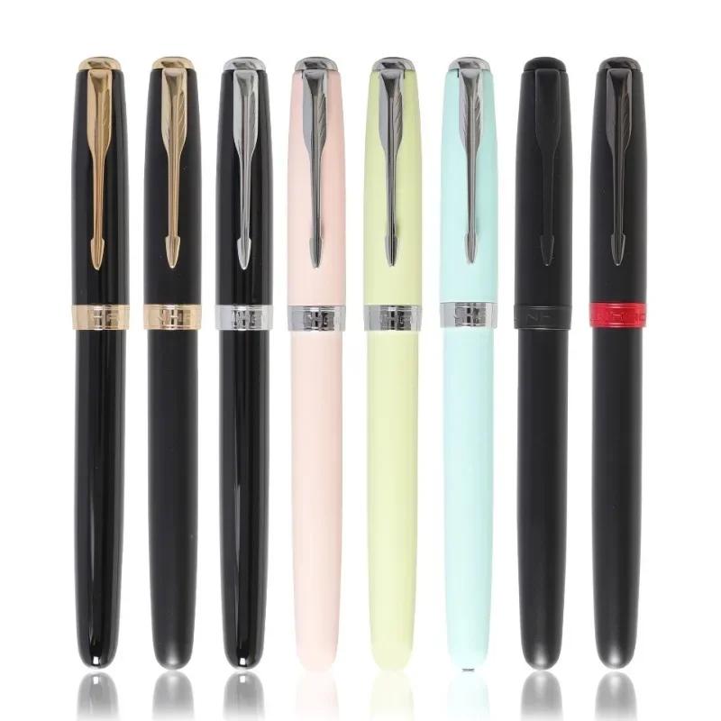Luxury Quality Jinhao 75 Metal Black Red Fountain Pen Financial Office Student Supplies School Stationery Ink Pens
