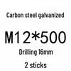 Extra Long Expansion Screws Set - Pull-Out Bolts M6/M8/M10/M12/M14/M16 in Various Sizes (200x250x300x400)