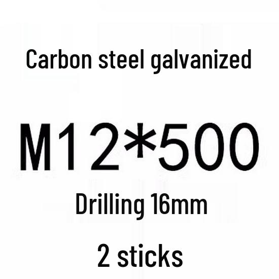 Extra Long Expansion Screws Set - Pull-Out Bolts M6/M8/M10/M12/M14/M16 in Various Sizes (200x250x300x400)