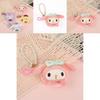 Sanrio Kuromi Melody Cinnamonroll Purin Plush Coin Purse Keychain