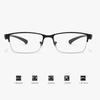 Men's Business Half-frame Myopia Glasses Eyebrow Glasses Frame Anti-blue Light Flat-light Glasses Trendy Glasses 808