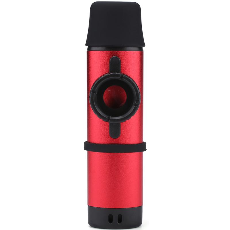 Professional Aluminum Kazoo With Spare Membrane Lightweight Kazoo Woodwind Instrument For Music