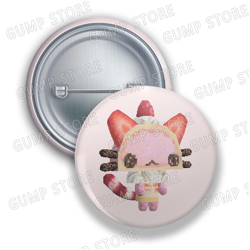 Spille Rotonde Cartoon Y2k Toro Inoue per Accessori Gioielli Decorazioni Borse Gatto Ha4to Kawaii Spille a Bottone Regali per Fan Amici