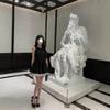 Elegant Sleeveless Slim Black Dress for Women's Summer Birthday Party