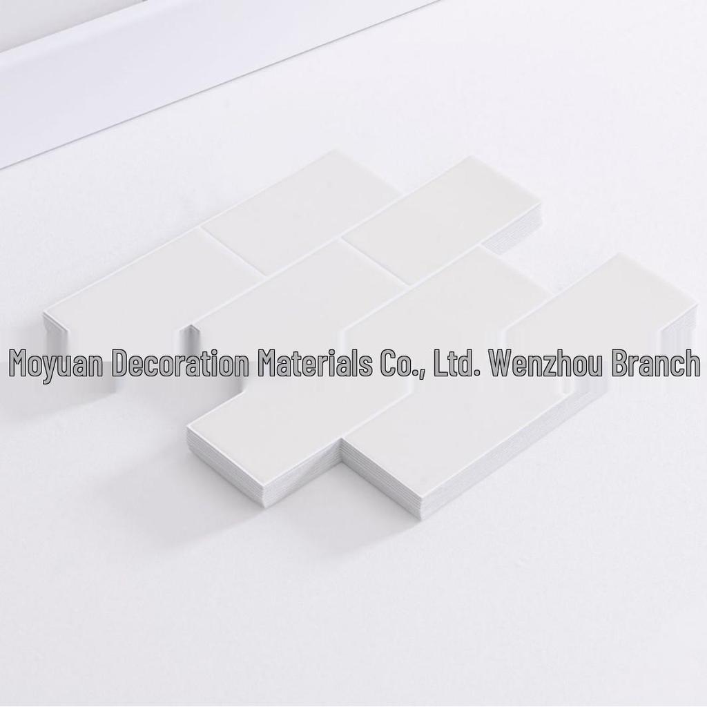 3D selbstklebende Fliesen-Tapete: Feuchtigkeits-, Öl- und wasserfester Wandsticker für die Küche