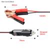 12V Automotive Electrical Clip-on Cable Car Battery to Car Power Adapter Plug Socket Cord with 15A Fuse